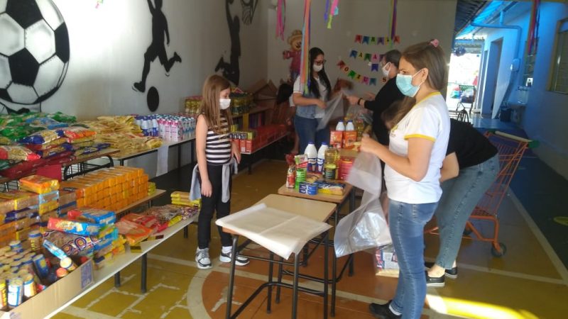 Escola Caracol/Podium Saber realiza ‘Desafio Solidário’ para arrecadar alimentos
