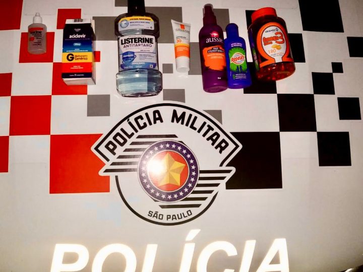 Dupla é presa em Mirandópolis após furto em farmácia