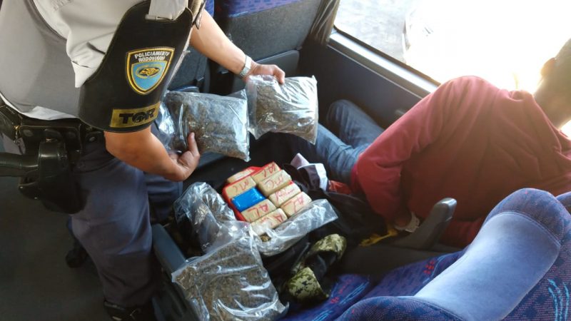 TOR apreende droga em bagagem de passageiro de ônibus em Araçatuba