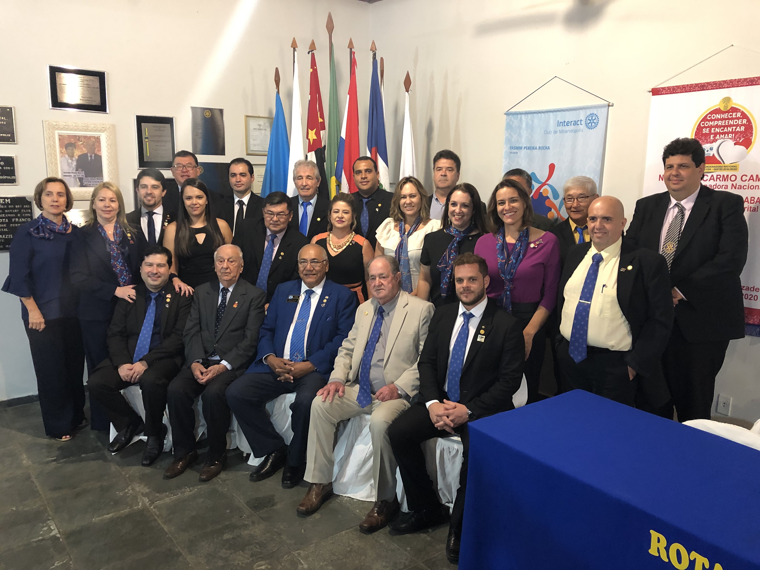 Mirandópolis recebe visita do Governador do Rotary Club
