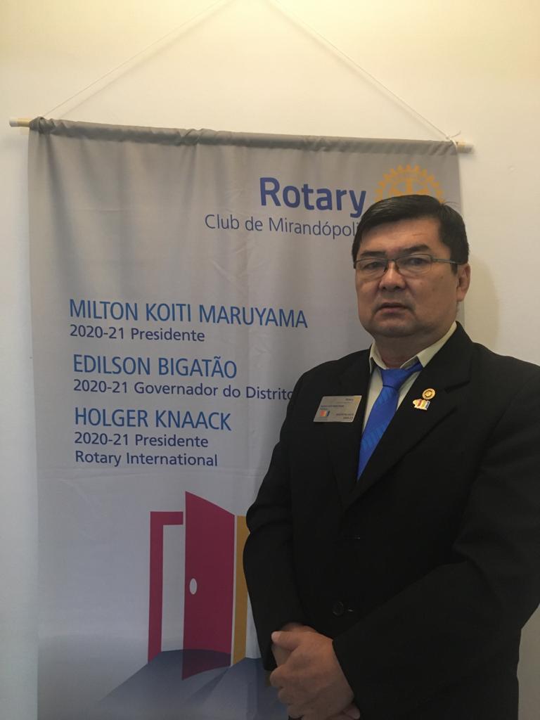 ‘Abrimos oportunidades ajudando pessoas e entidades’, define Milton Koiti, presidente do Rotary em Mirandópolis