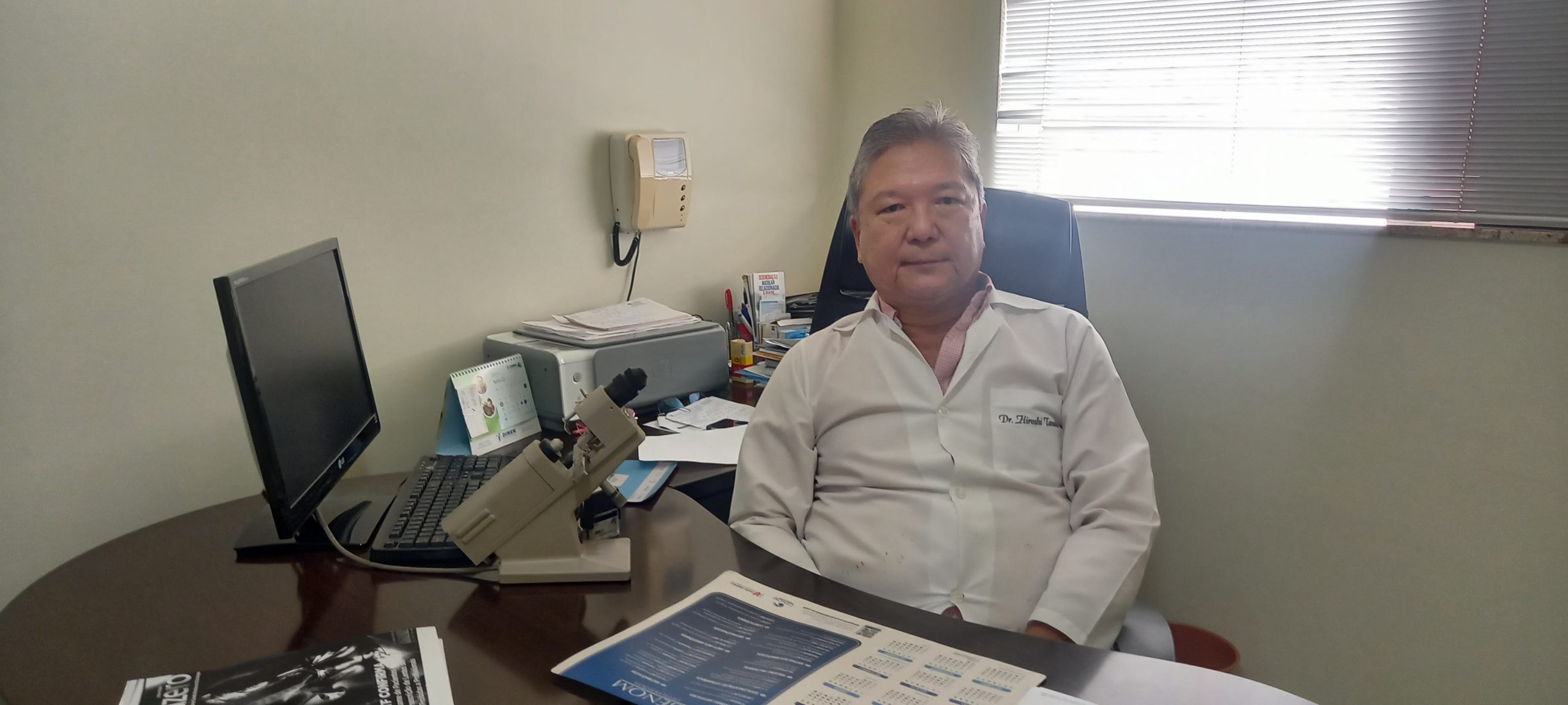 ‘Fui o primeiro oftalmologista em Mirandópolis, são quase 40 anos’, diz Dr. Hiroshi Tanaka