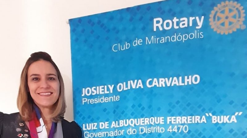 Em evento online, nova diretoria do Rotary Club de Mirandópolis toma posse
