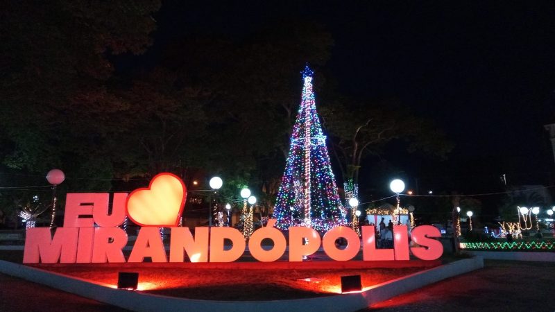 Após chegada do Papai Noel, departamento de cultura e turismo de Mirandópolis divulga agenda natalina de 2021