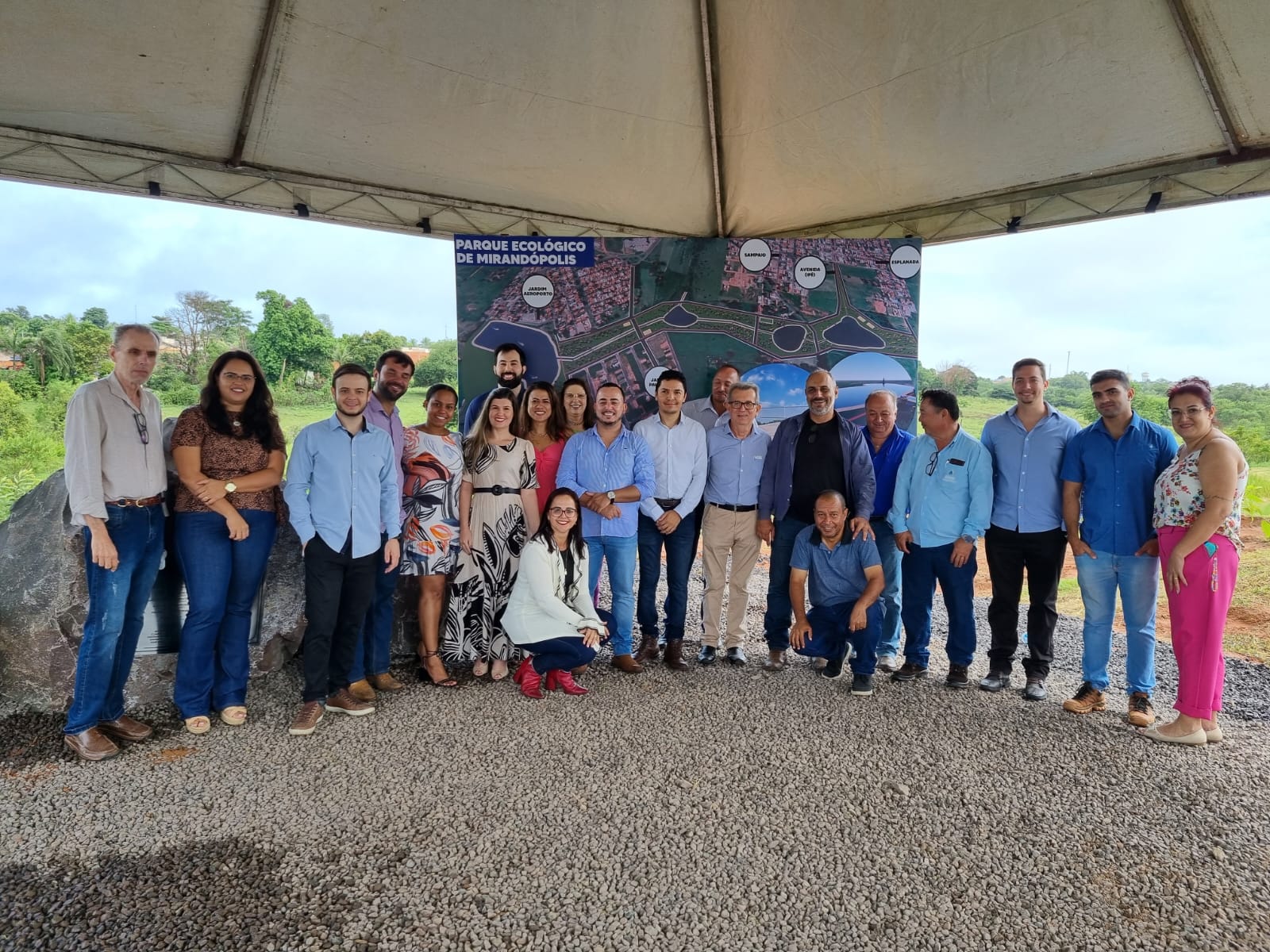 Com a presença de diretores e vereadores, Sodario apresenta projeto do Parque Ecológico