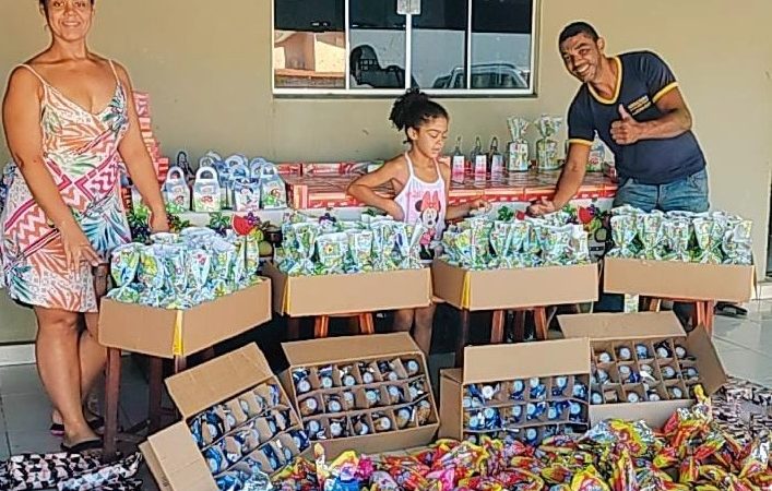 Voluntários movimentam a páscoa em Mirandópolis com doações de chocolates