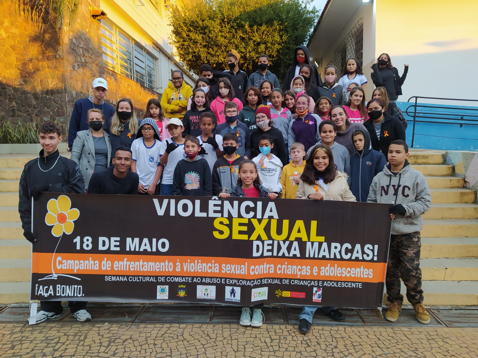 Escola Noêmia realiza palestra para os alunos sobre combate ao abuso sexual