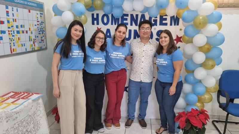 Kumon Mirandópolis premia alunos acima da série escolar