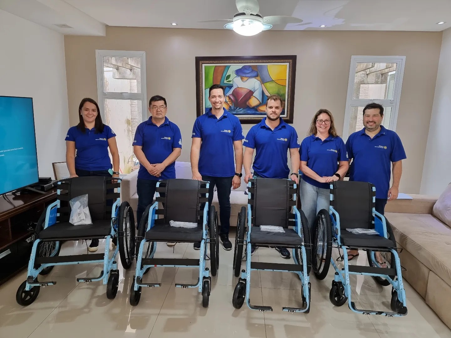 No ano em que completa 70 anos de fundação em Mirandópolis, Rotary Club faz distribuição de cadeiras de rodas