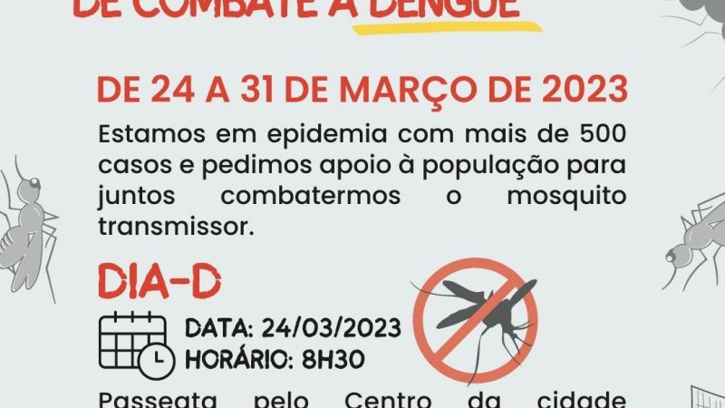 Mirandópolis registra mais de 430 casos de dengue desde o início de 2023; Departamento de Saúde realiza Semana de Mobilização