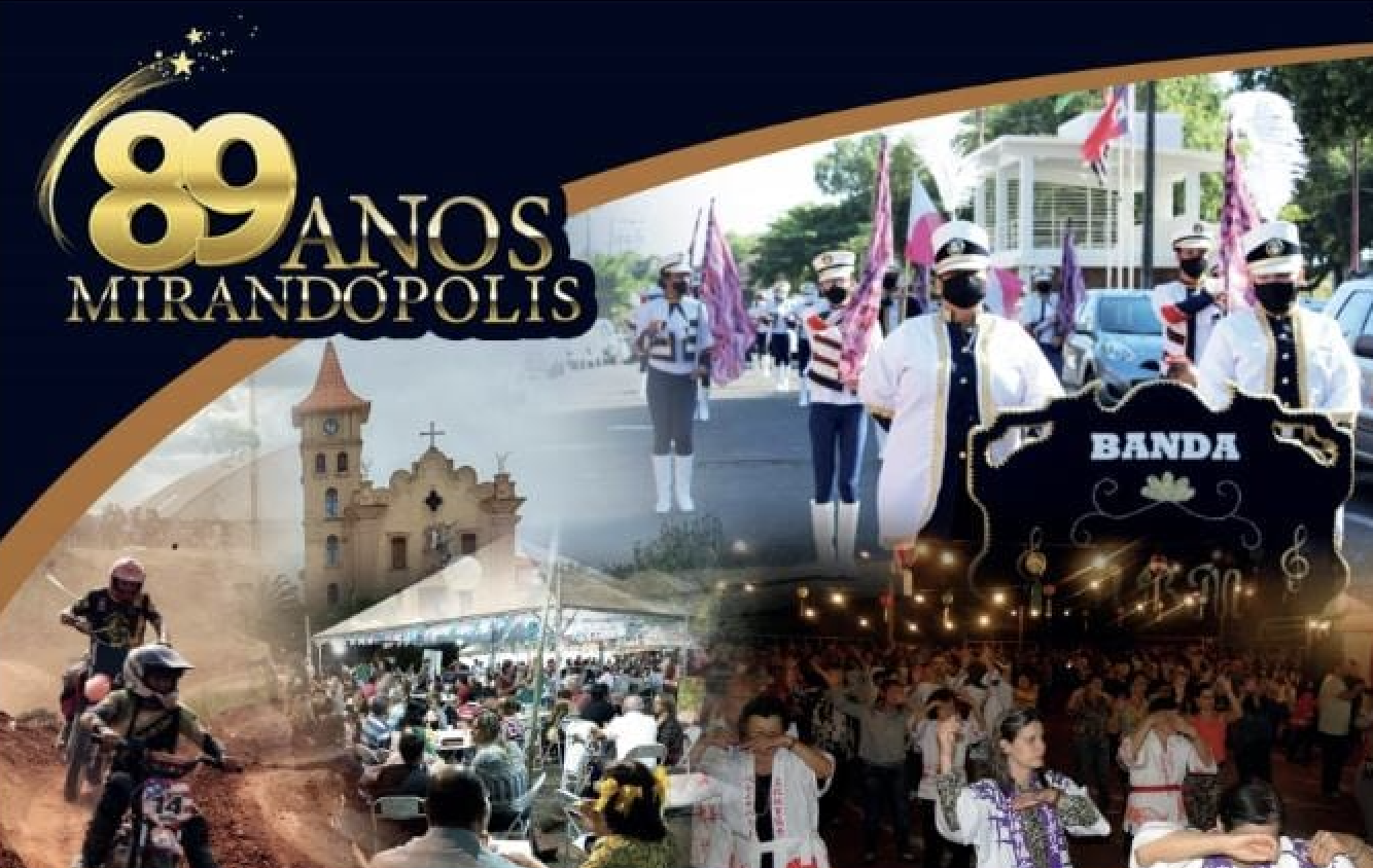 Mirandópolis 89 anos: prefeitura anuncia programação dos festejos do aniversário da cidade; veja o calendário