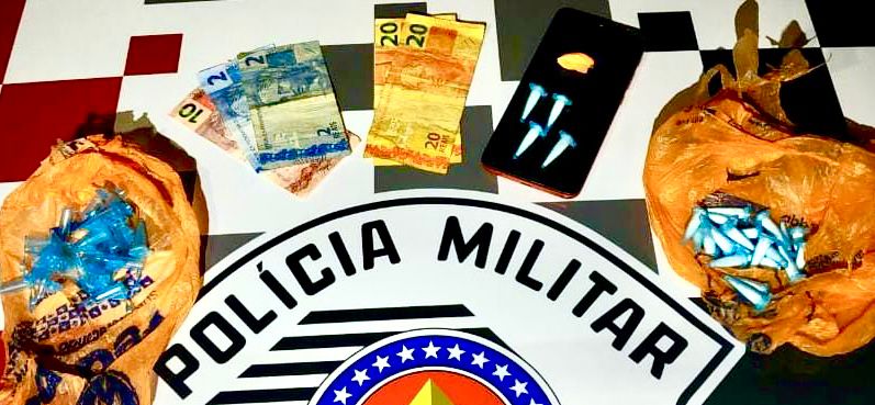 Policia Militar de Mirandópolis prende homem por tráfico de drogas