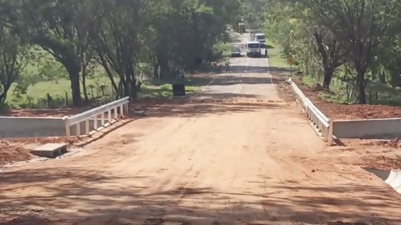 Pacaembu a Mirandópolis: ponte na vicinal tem passagem provisória liberada
