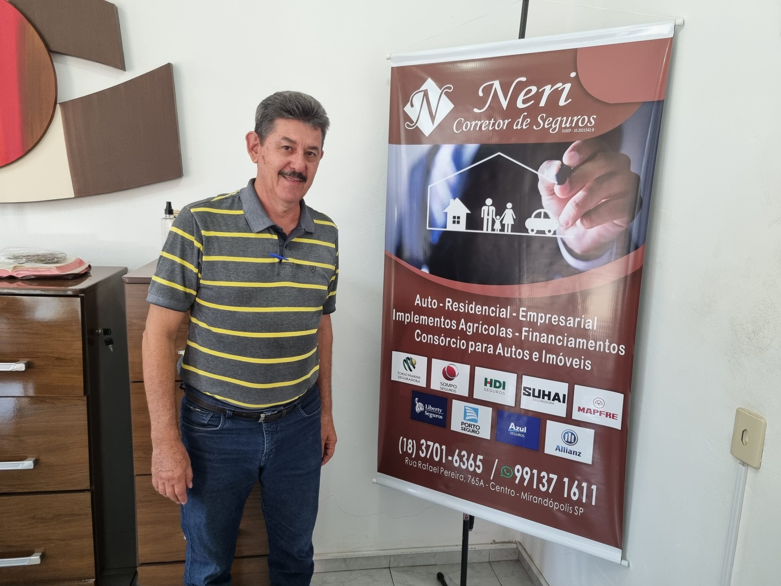 ‘Estabelecer profissionalmente com meu escritório em Mirandópolis sempre foi meu objetivo’, diz Neri