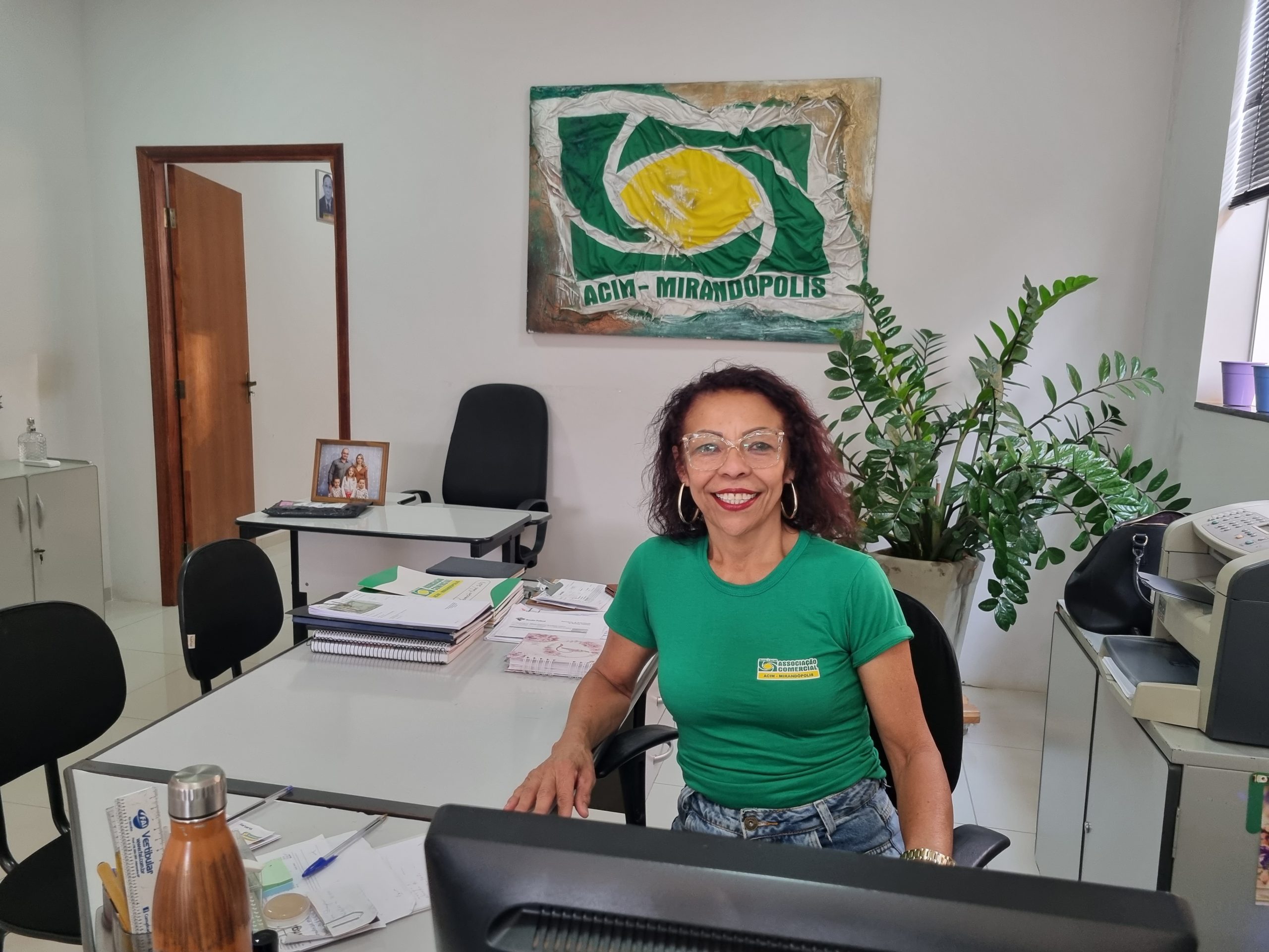 ‘Nós precisamos de pessoas que enxergam Mirandópolis com amor’, comenta Tereza Canatto, da Associação Comercial
