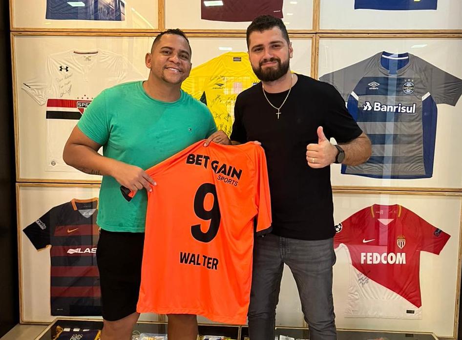 Bet Gain Sports anuncia Walter, ex-Inter e Fluminense, como reforço para disputa do Campeonato de Futebol Minicampo 2024 de Mirandópolis
