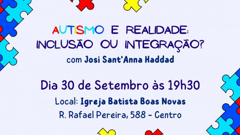 30 de setembro: palestra sobre Autismo atrai atenção da comunidade em Mirandópolis